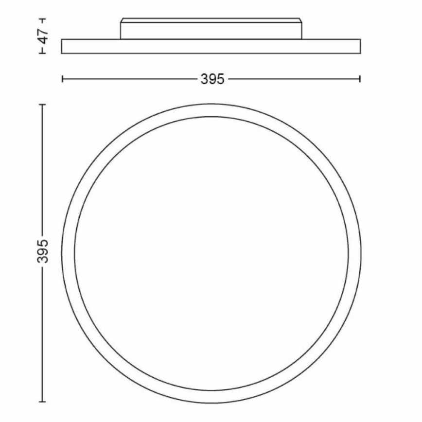 Philips - LED Aptumšojama griestu lampa Hue LED/19W/230V 2200-6500K + tālvadības pults
