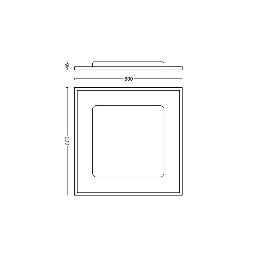 Philips - LED Aptumšojama griestu lampa Hue LED/39W/230V 2200-6500K + tālvadības pults