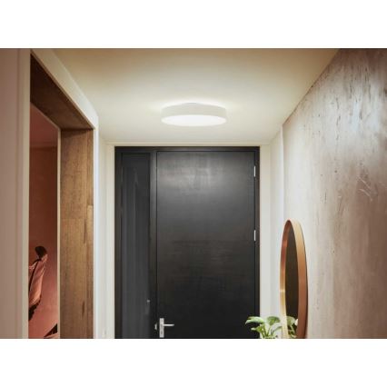 Philips - LED Aptumšojama griestu lampa Hue ENRAVE LED/19,2W/230V 2200-6500K d. 381 mm balta + tālvadības pults