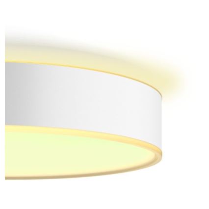 Philips - LED Aptumšojama griestu lampa Hue ENRAVE LED/19,2W/230V 2200-6500K d. 381 mm balta + tālvadības pults