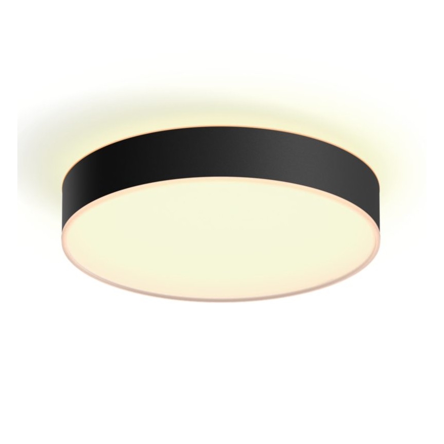 Philips - LED Aptumšojama griestu lampa Hue ENRAVE LED/19,2W/230V 2200-6500K d. 381 mm melna + tālvadības pults