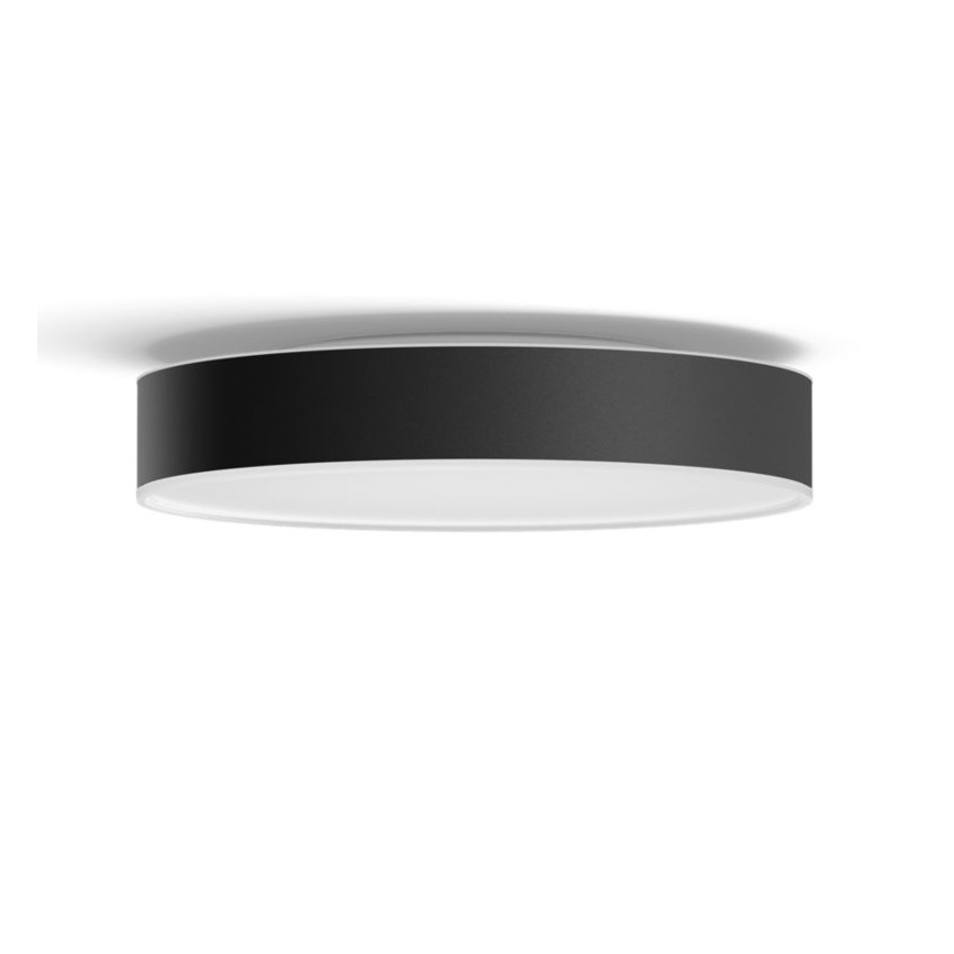 Philips - LED Aptumšojama griestu lampa Hue ENRAVE LED/19,2W/230V 2200-6500K d. 381 mm melna + tālvadības pults