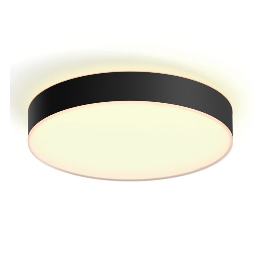 Philips - LED Aptumšojama griestu lampa Hue ENRAVE LED/33,5W/230V 2200-6500K d. 425 mm melna + tālvadības pults