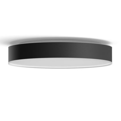 Philips - LED Aptumšojama griestu lampa Hue ENRAVE LED/33,5W/230V 2200-6500K d. 425 mm melna + tālvadības pults