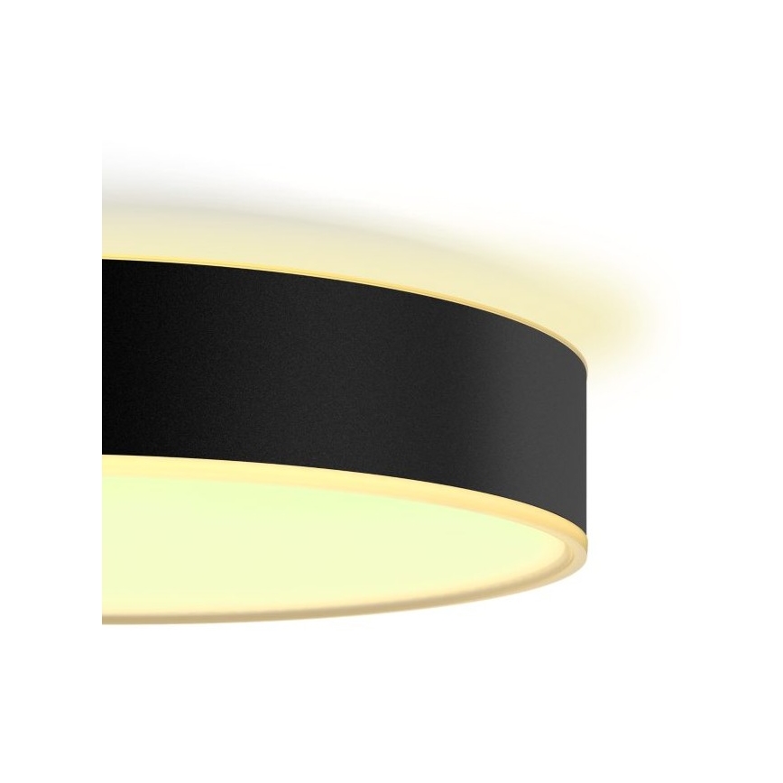 Philips - LED Aptumšojama griestu lampa Hue ENRAVE LED/33,5W/230V 2200-6500K d. 425 mm melna + tālvadības pults