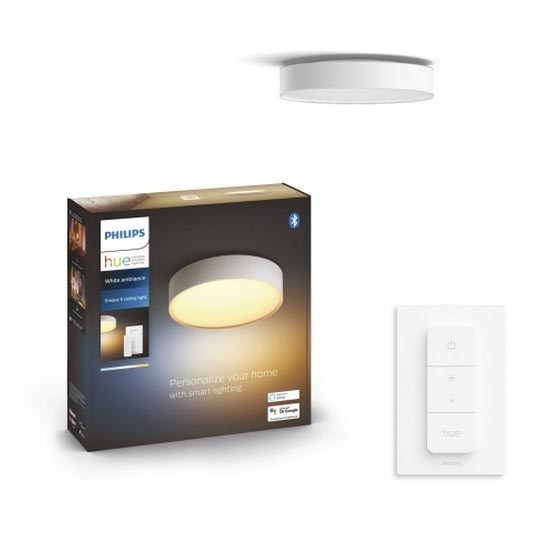 Philips - LED Aptumšojama griestu lampa Hue LED/9,6W/230V 2200–6500K d. 261 mm balta + tālvadības pults