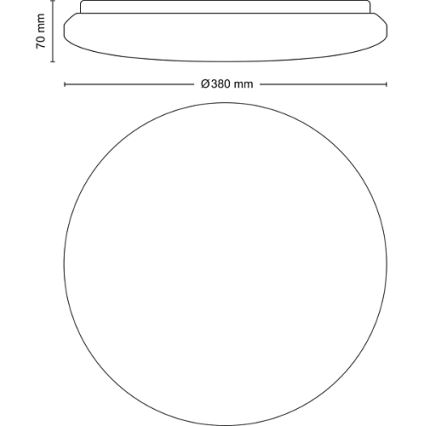 Philips - LED Aptumšojama griestu lampa LED/24W/230V 2700-6500K + tālvadības pults