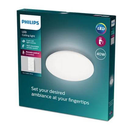 Philips - LED Aptumšojama griestu lampa LED/40W/230V 2700-6500K + tālvadības pults