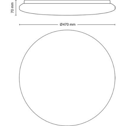 Philips - LED Aptumšojama griestu lampa LED/40W/230V 2700-6500K + tālvadības pults