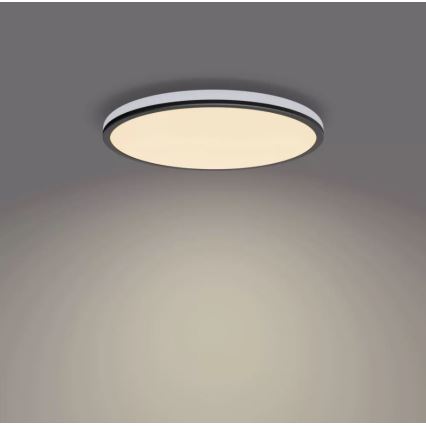 Philips - LED Aptumšojama griestu lampa SCENE SWITCH LED/18W/230V d. 30 cm 2700K melna