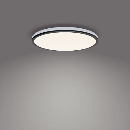 Philips - LED Aptumšojama griestu lampa SCENE SWITCH LED/18W/230V d. 30 cm 4000K melna