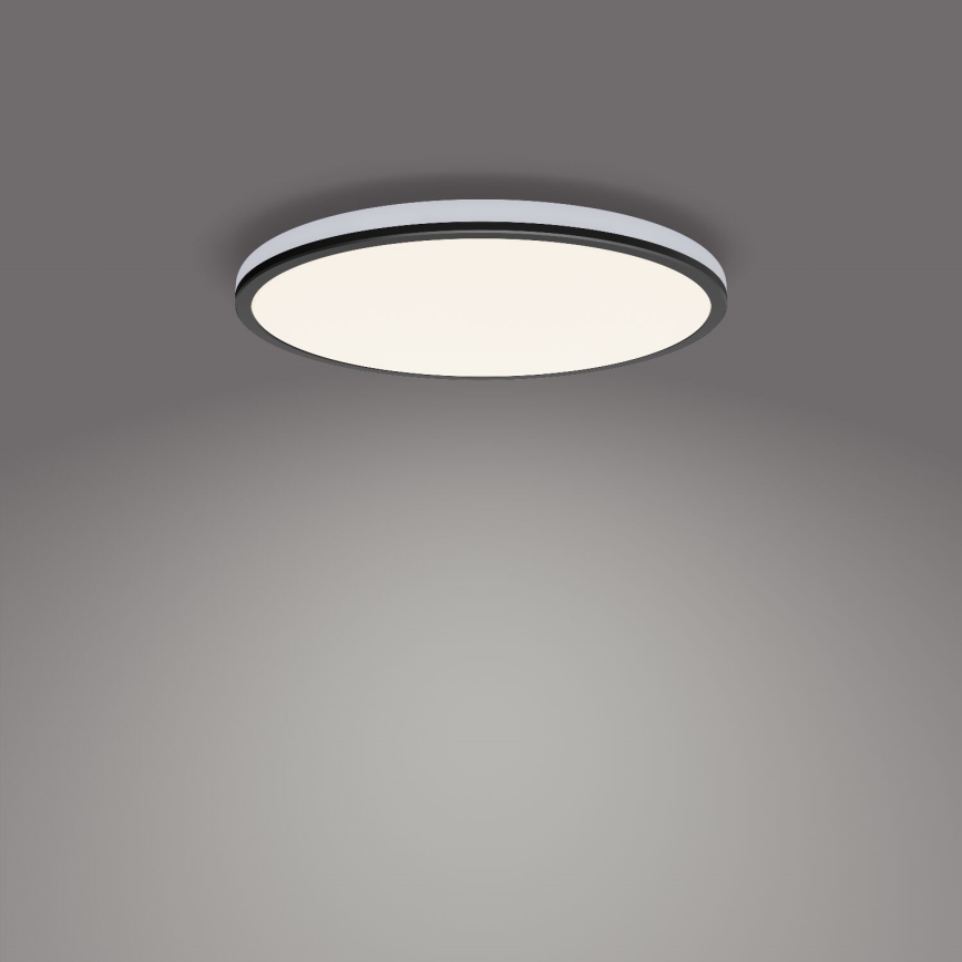 Philips - LED Aptumšojama griestu lampa SCENE SWITCH LED/18W/230V d. 30 cm 4000K melna
