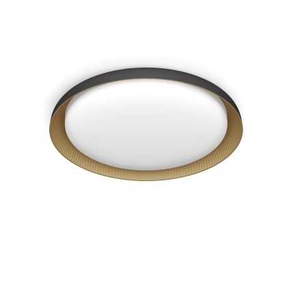 Philips - LED Aptumšojama griestu lampa PEBBLO SCENE SWITCH LED/10W/230V 2700K melna