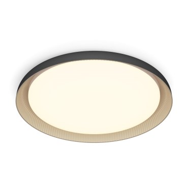 Philips - LED Aptumšojama griestu lampa PEBBLO SCENE SWITCH LED/10W/230V 2700K melna