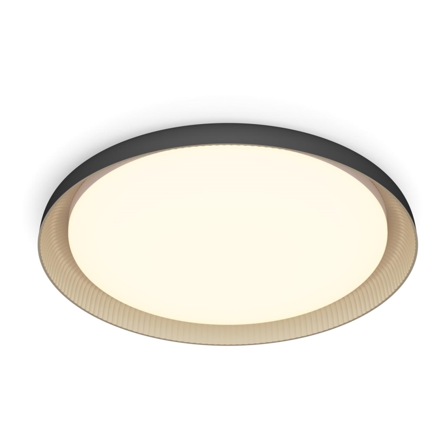 Philips - LED Aptumšojama griestu lampa PEBBLO SCENE SWITCH LED/10W/230V 2700K melna
