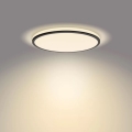 Philips - LED Aptumšojama griestu lampa SCENE SWITCH LED/18W/230V d. 30 cm 2700K melna