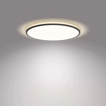 Philips - LED Aptumšojama griestu lampa SCENE SWITCH LED/18W/230V d. 30 cm 4000K melna