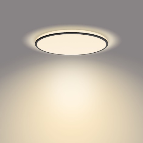 Philips - LED Aptumšojama griestu lampa SCENE SWITCH LED/22W/230V d. 40 cm 2700K melna
