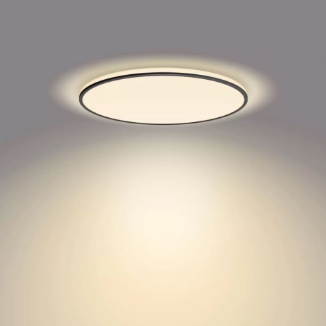 Philips - LED Aptumšojama griestu lampa SCENE SWITCH LED/36W/230V d. 50 cm 2700K melna