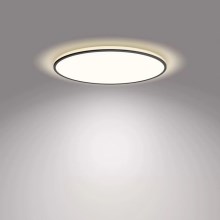 Philips - LED Aptumšojama griestu lampa SCENE SWITCH LED/36W/230V d. 50 cm 4000K melna