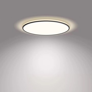 Philips - LED Aptumšojama griestu lampa SCENE SWITCH LED/36W/230V d. 50 cm 4000K melna