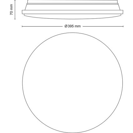 Philips - LED Aptumšojama griestu lampa LED/24W/230V 2700-6500K + tālvadības pults