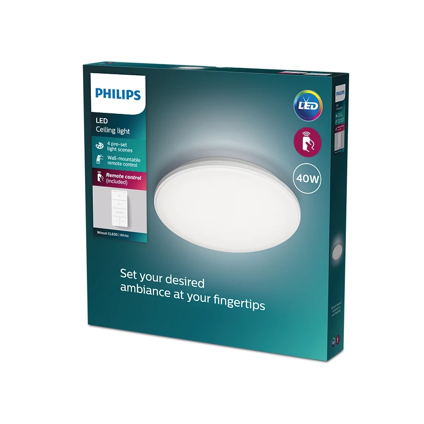 Philips - LED Aptumšojama griestu lampa LED/40W/230V 2700-6500K + tālvadības pults