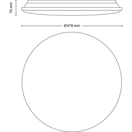 Philips - LED Aptumšojama griestu lampa LED/40W/230V 2700-6500K + tālvadības pults