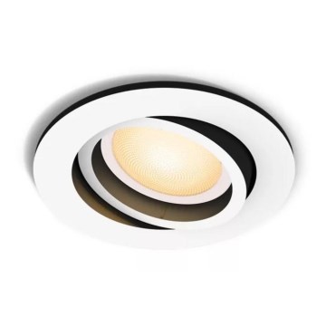Philips - LED Aptumšojama iegremdējama lampa Hue MILLISKIN 1xGU10/4,2W/230V 2200-6500K balta