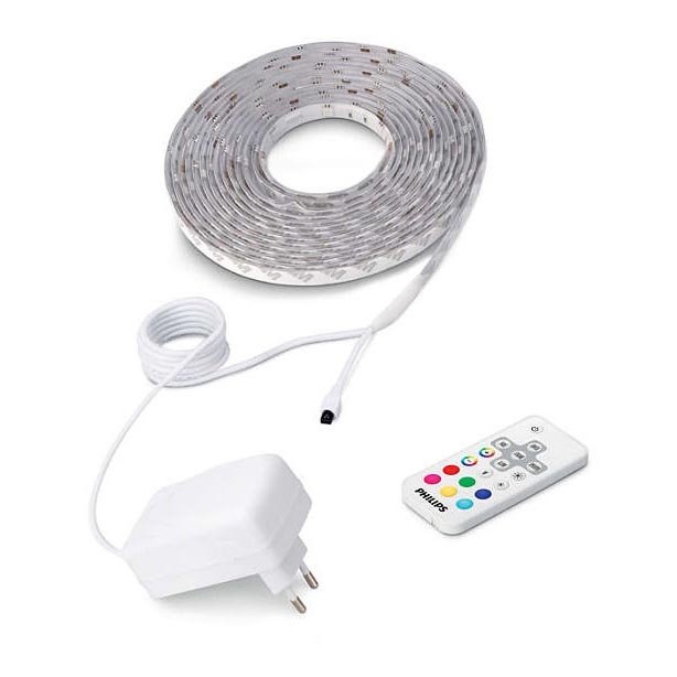 Philips - LED Aptumšojama josla 5m RGB LED/17W