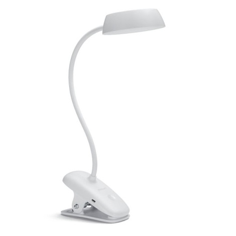 Philips - LED Aptumšojama lampa ar fiksatoru DONUTCLIP LED/3W/5V CRI 90 balta