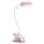 Philips - LED Aptumšojama lampa ar fiksatoru DONUTCLIP LED/3W/5V CRI 90 rozā