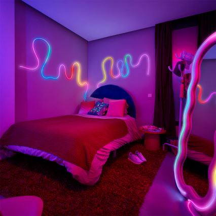 Philips - LED RGBIC regulējamā lente SMART NEON FLEX 10m LED/45W/230V 2700-6500K Wi-Fi