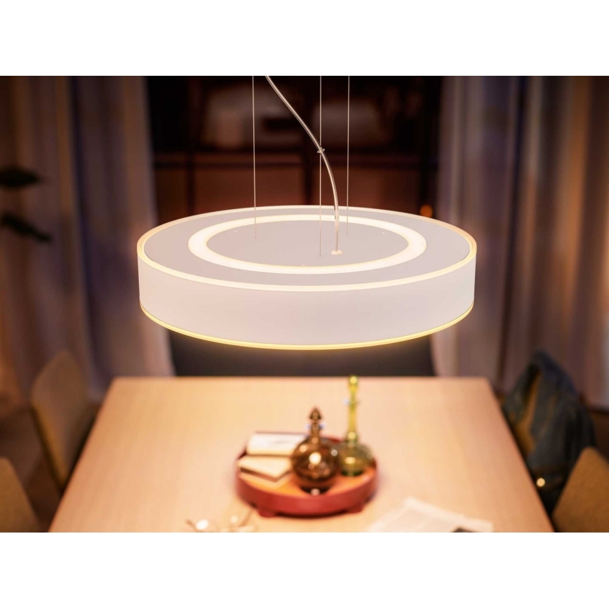 Philips - LED Aptumšojama lustra ar auklu Hue ENRAVE LED/33,5W/230V 2200-6500K balta