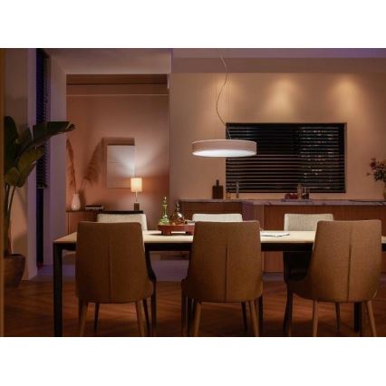 Philips - LED Aptumšojama lustra ar auklu Hue ENRAVE LED/33,5W/230V 2200-6500K balta