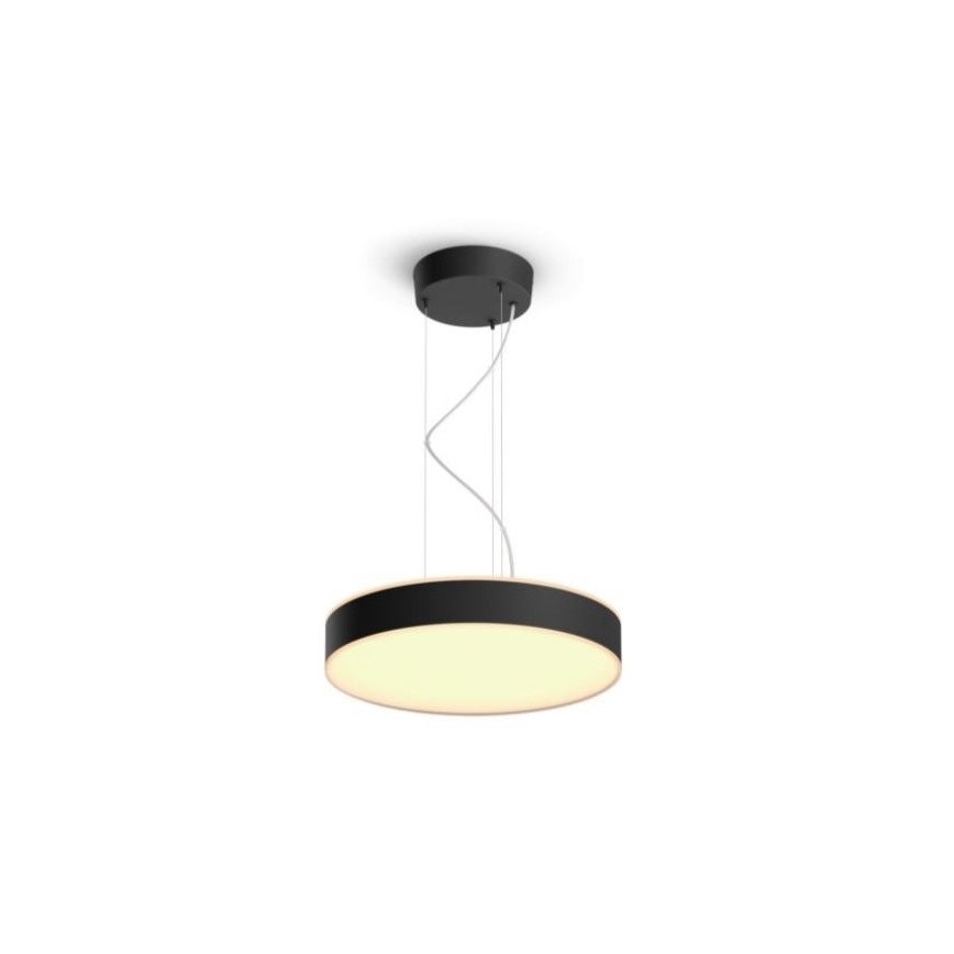Philips - LED Aptumšojama lustra ar auklu Hue ENRAVE LED/33,5W/230V 2200-6500K melna