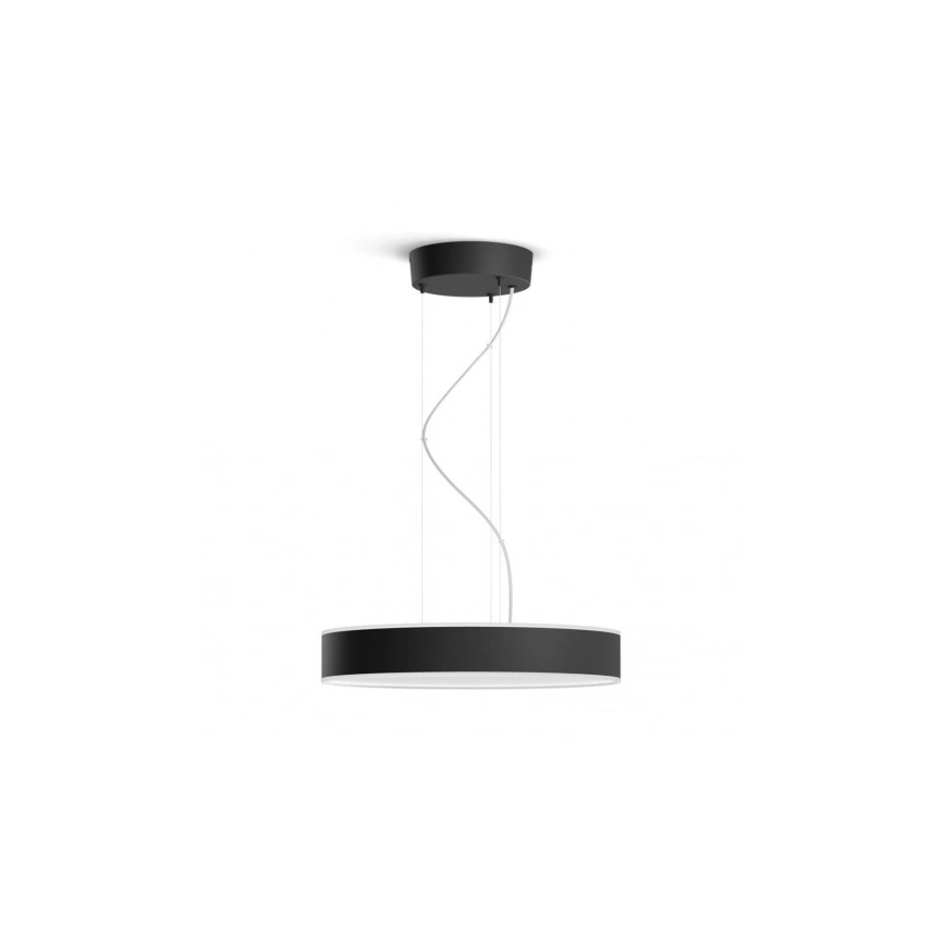 Philips - LED Aptumšojama lustra ar auklu Hue ENRAVE LED/33,5W/230V 2200-6500K melna
