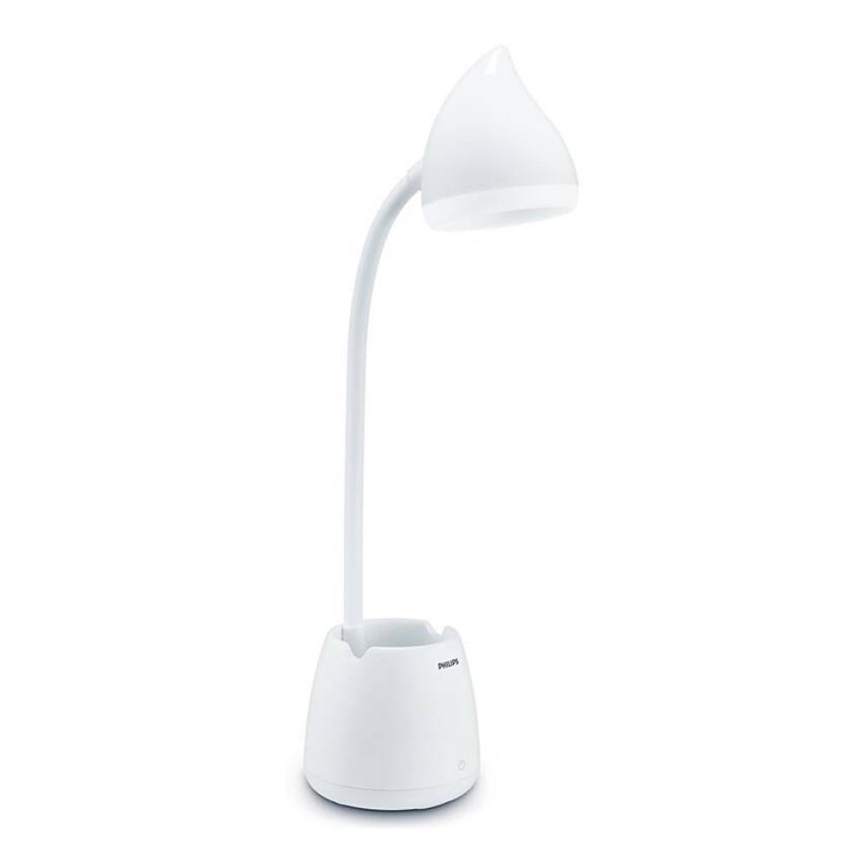 Philips - LED Aptumšojama skārienvadāma galda lampa HAT LED/4,5W/5V 1800 mAh 3000/4000/5700K CRI 90