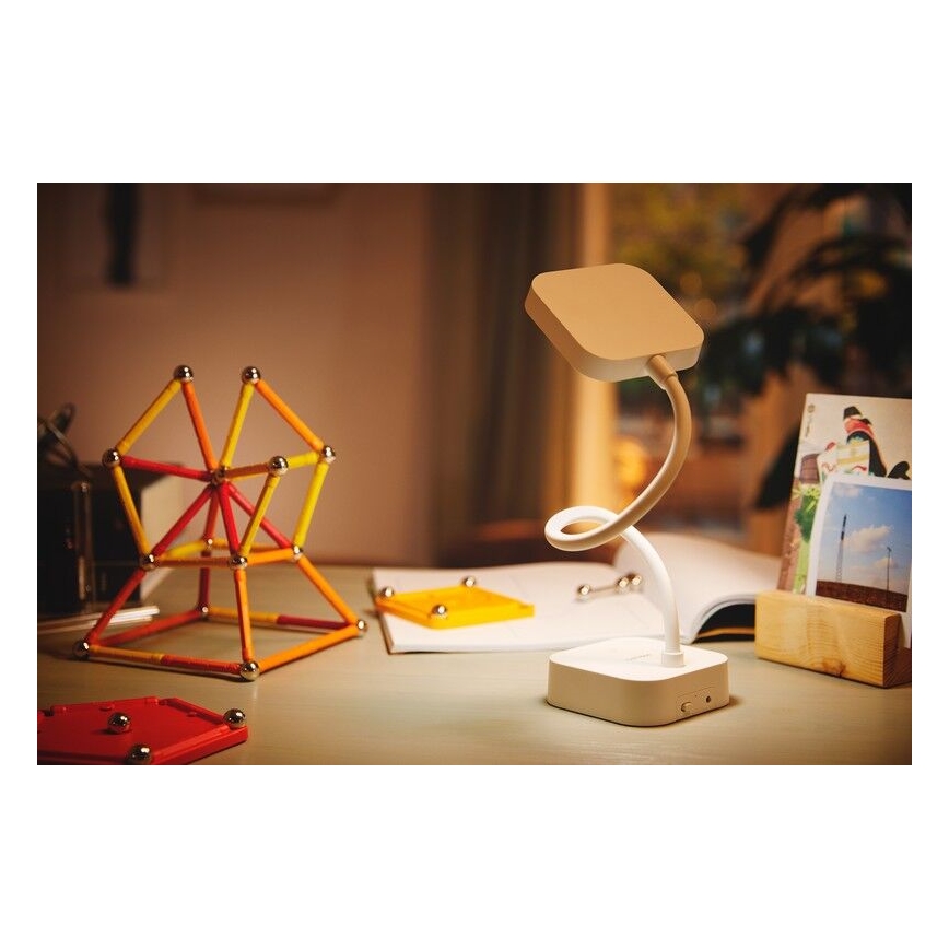 Philips - LED Aptumšojama skārienvadāma galda lampa ROCK LED/5W/5V 1800 mAh