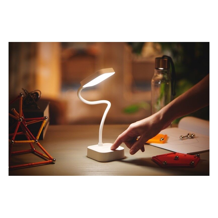 Philips - LED Aptumšojama skārienvadāma galda lampa ROCK LED/5W/5V 1800 mAh