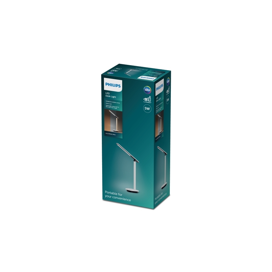 Philips - LED Aptumšojama skārienvadāma galda lampa ROCK LED/5W/5V 1800 mAh