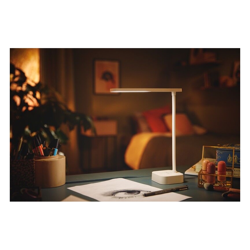 Philips - LED Aptumšojama skārienvadāma galda lampa TILPA LED/5W/5V