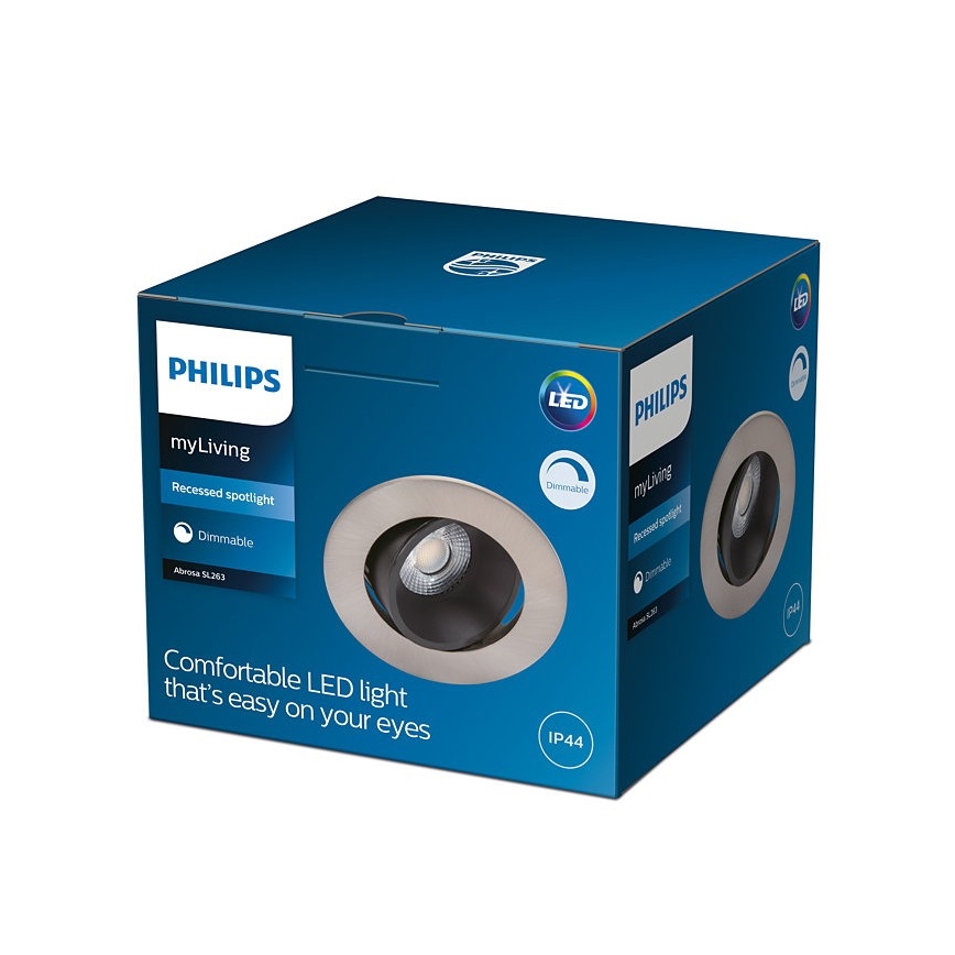 Philips - LED Aptumšojama vannas istabas lampa ABROSA 1xLED/9W/230V IP44