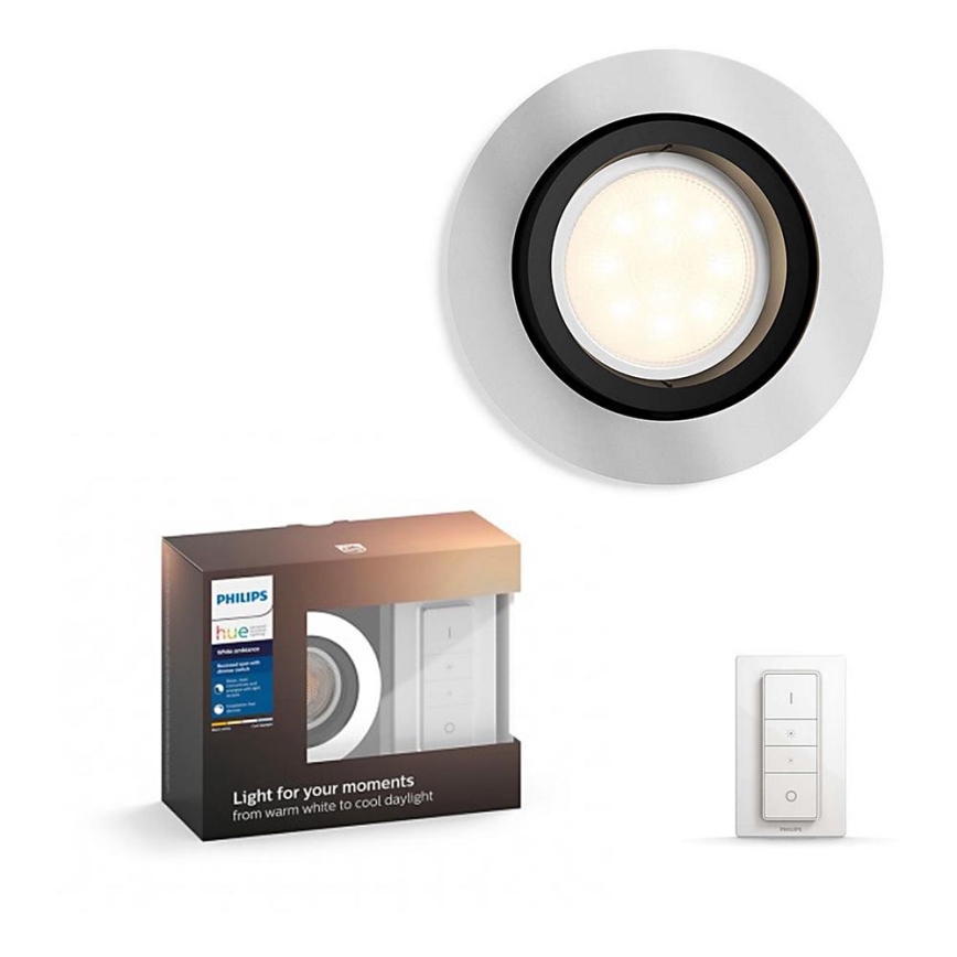 Philips - LED Aptumšojams gaismeklis Hue MILLISKIN 1xGU10/5,5W/230V