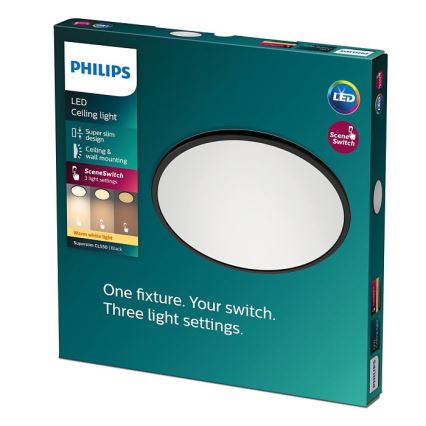 Philips - LED Aptumšojams griestu apgaismojums SUPERSLIM CL550 LED/15W/230V