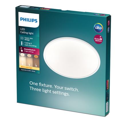 Philips - LED Aptumšojams griestu gaismeklis 1xLED/15W/230V 2700K