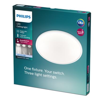 Philips - LED Aptumšojams griestu gaismeklis 1xLED/15W/230V 4000K