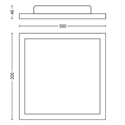 Philips - LED Aptumšojams griestu gaismeklis Hue LED/19W/230V 2200-6500K + tālvadības pults