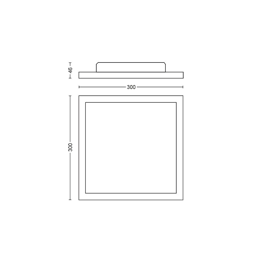 Philips - LED Aptumšojams griestu gaismeklis Hue LED/19W/230V 2200-6500K + tālvadības pults