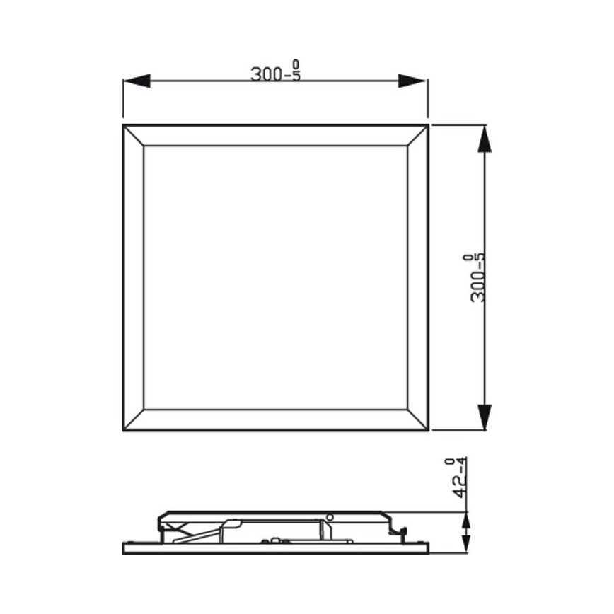 Philips - LED Aptumšojams griestu gaismeklis SCENE SWITCH LED/12W/230V 2700K